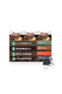 Starbucks Nespresso Uyumlu Alüminyum Kapsül Kahve Seti 4x10'lu + Fiorella 20grx3