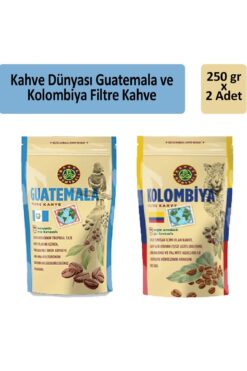 Kahve Dünyası Kolombiya ve Guatemala Filtre Kahve 250 gr x 2 Adet