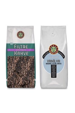 Kahve Dünyası Çekirdek Filtre Kahve 1 Kg Ve Vanilya Aromalı Çekirdek Kahve 1 Kg Fırsat Paketi