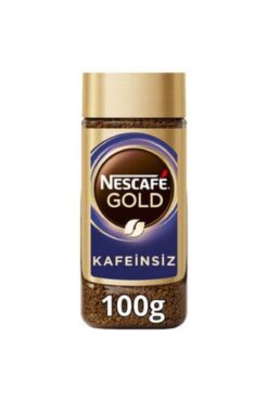 Nescafe Gold Çözünebilir Kahve Kafeinsiz 100 G Kavanoz ( 12 ADET )