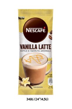 Nescafe Latte Sütlü ve Vanilla Çözünebilir Kahve Karışımı 14.5 g x 24