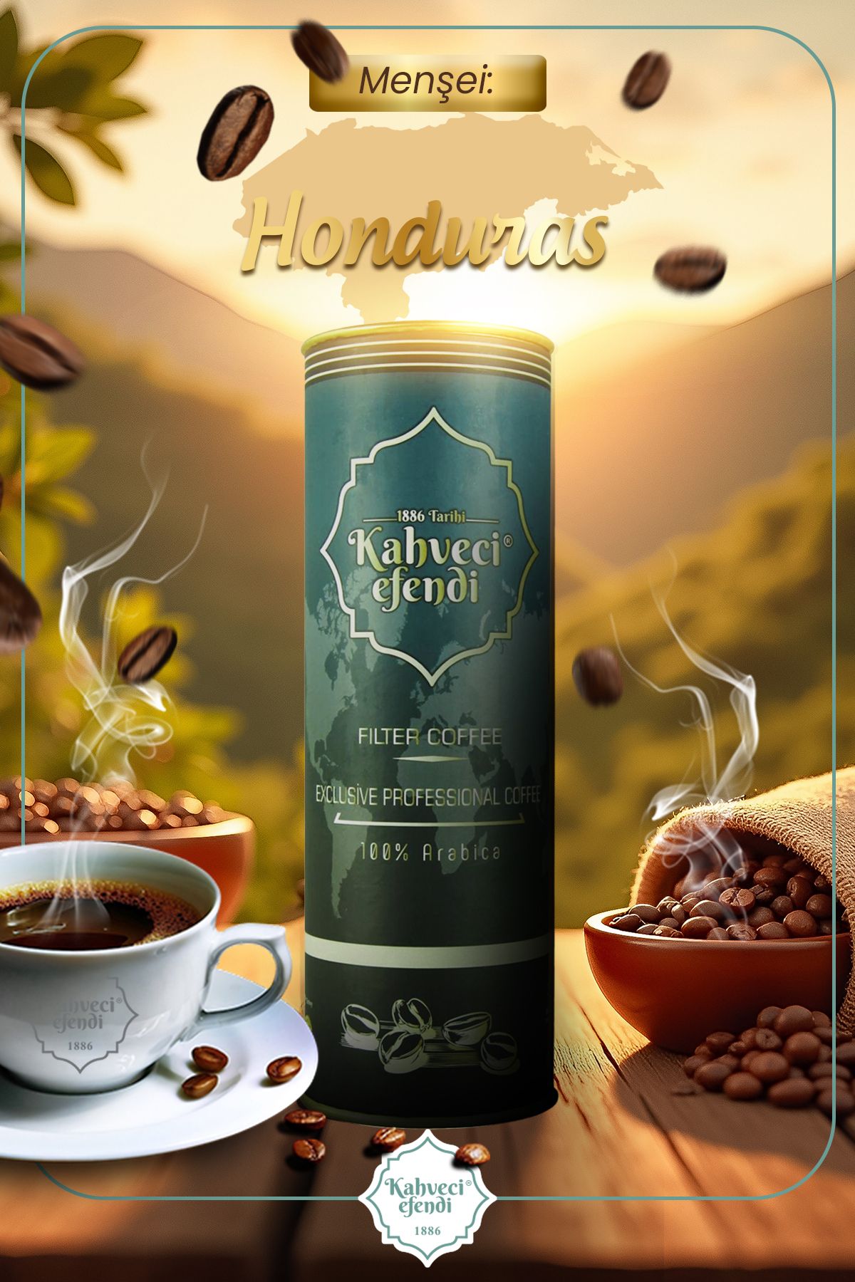 kahveciefendi Exlusive Proffecional Filtre Kahve 150 gr Premium Kutu - Görsel 3