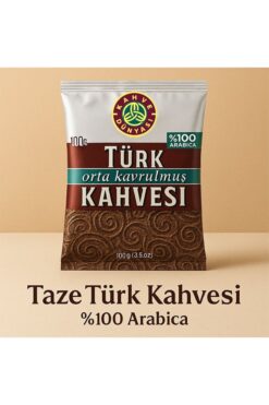 Kahve Dünyası 3'lü Orta Kavrulmuş Türk Kahvesi 100G
