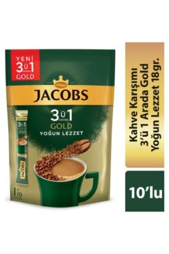 Jacobs 3'ü 1 Arada Gold Yoğun Lezzet 10'lu Paket