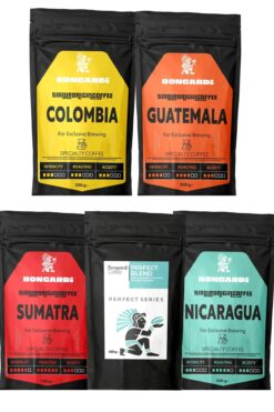 Bongardi Coffee 5x200g Yöresel Kahve Seti (ÇEKİRDEK VEYA ÖĞÜTÜLMÜŞ SEÇİLEBİLİR)