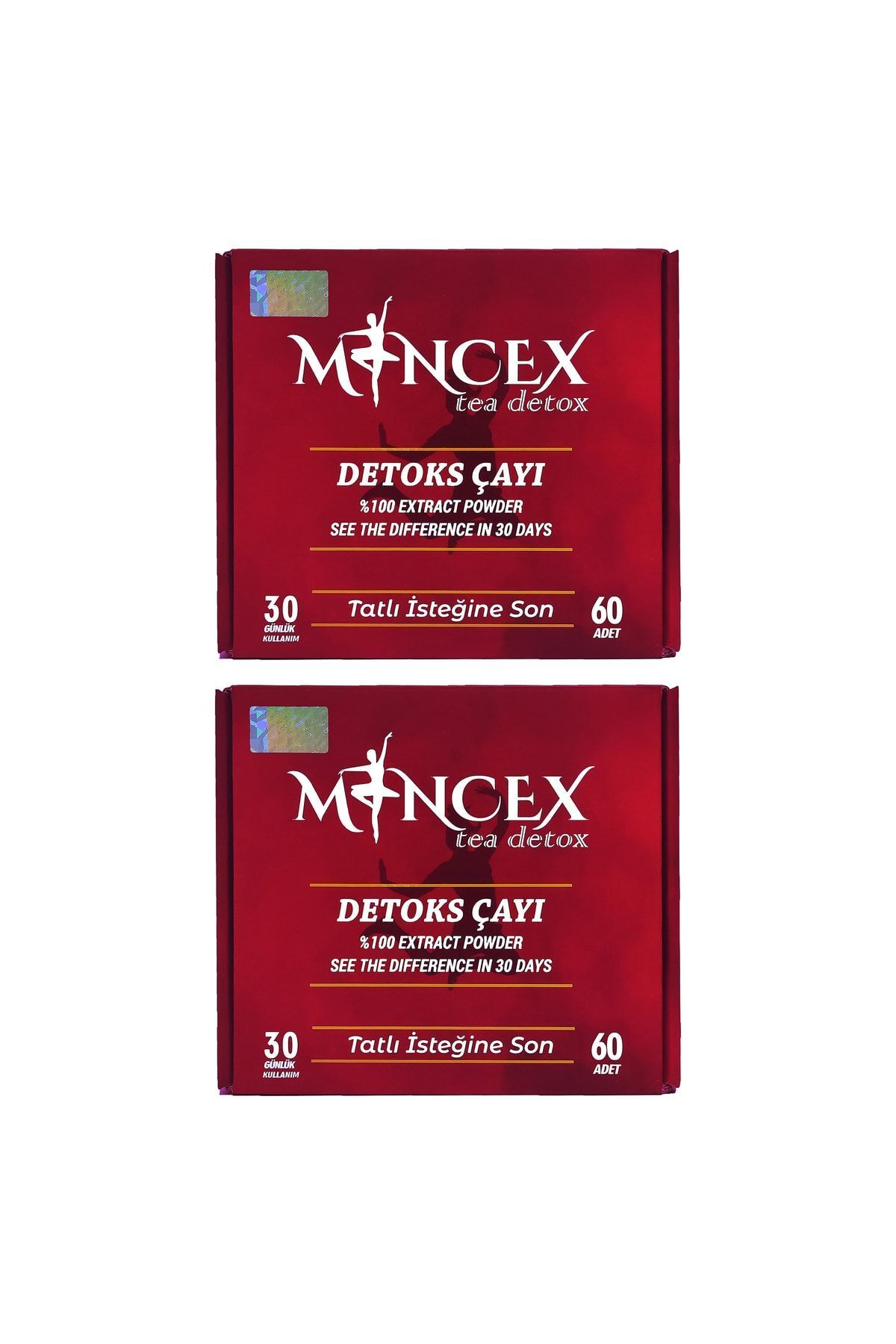 Mincex Detoks Çayı 2 Kutu (120 Adet Şase)