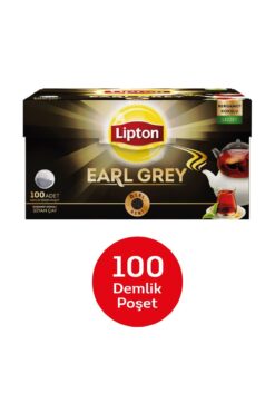 Lipton Earl Grey Demlik Poşet Çay Bergamotlu 3.2 G X 100 Adet