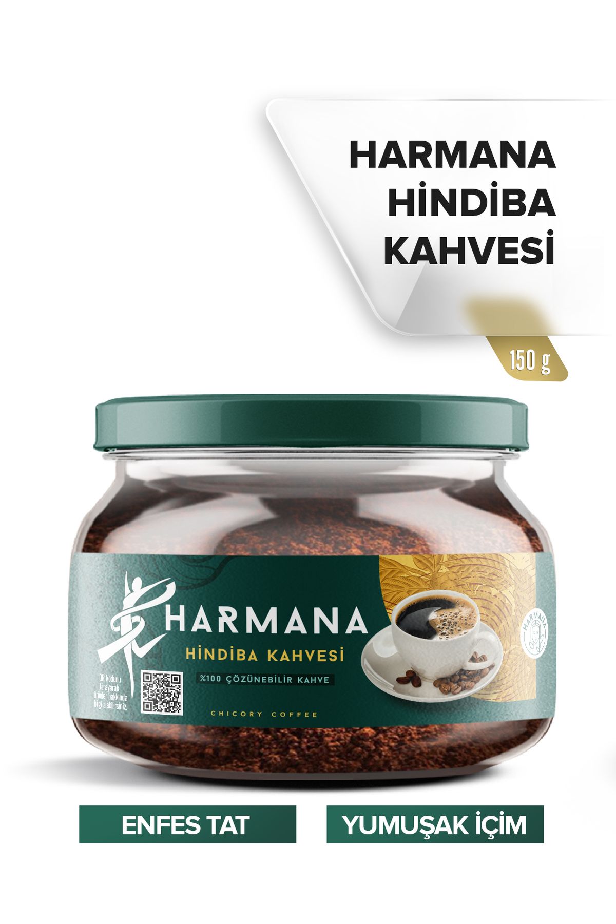 HARMANA Hindiba Kahvesi 1 Aylık - (60 Kullanım) Net 150gr