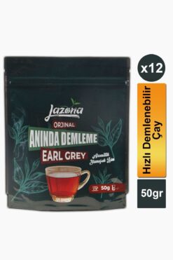 Lazona Anında Demleme Siyah Çay Earl Grey 25'li Tek Dem X 12'li Paket ( Bergamotlu )