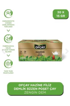 Ofçay Hazine Zengin Dem Demlik Süzen Poşet Çay 15 gr 30 Adet Veya 8 gr 60 Adet