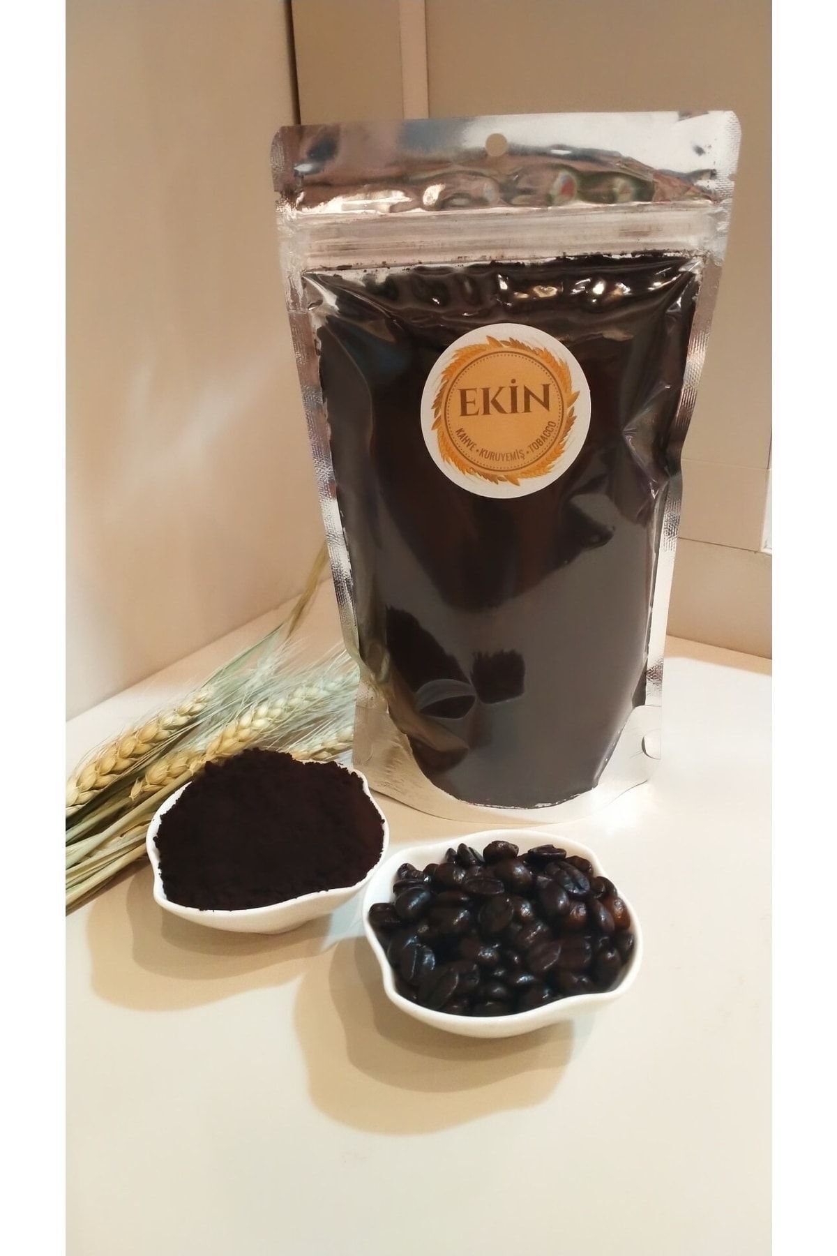 EKİN KURUYEMİŞ VE KAHVE Ekin Antakya 1000 gr Koyu Türk Kahvesi (ÇİFTE KAVRULMUŞ) Hatay - Görsel 2