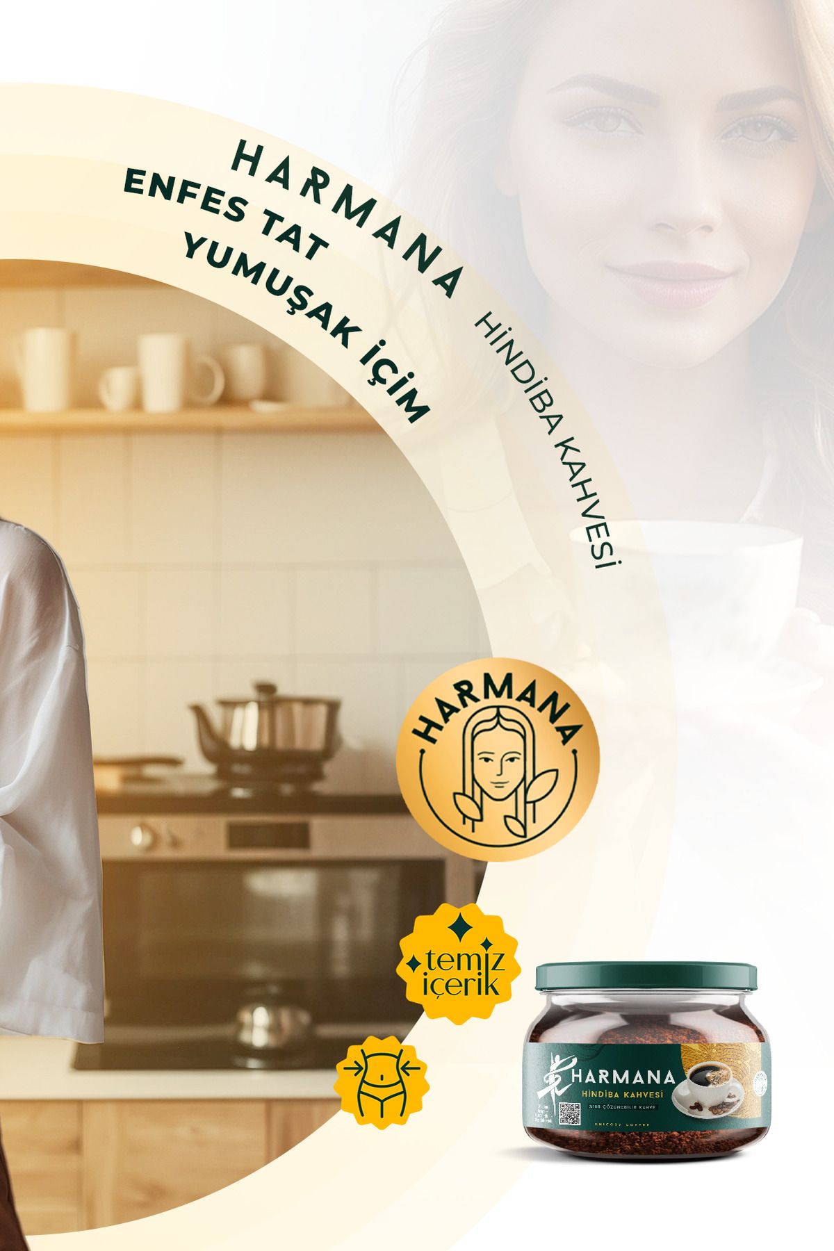 HARMANA Hindiba Kahvesi 1 Aylık - (60 Kullanım) Net 150gr - Görsel 5