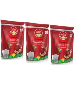 Doğuş Çay Set 3 Adet Doğuş Karadeniz Tiryaki Demlik Poşet Çay 40 gr 25 Adet