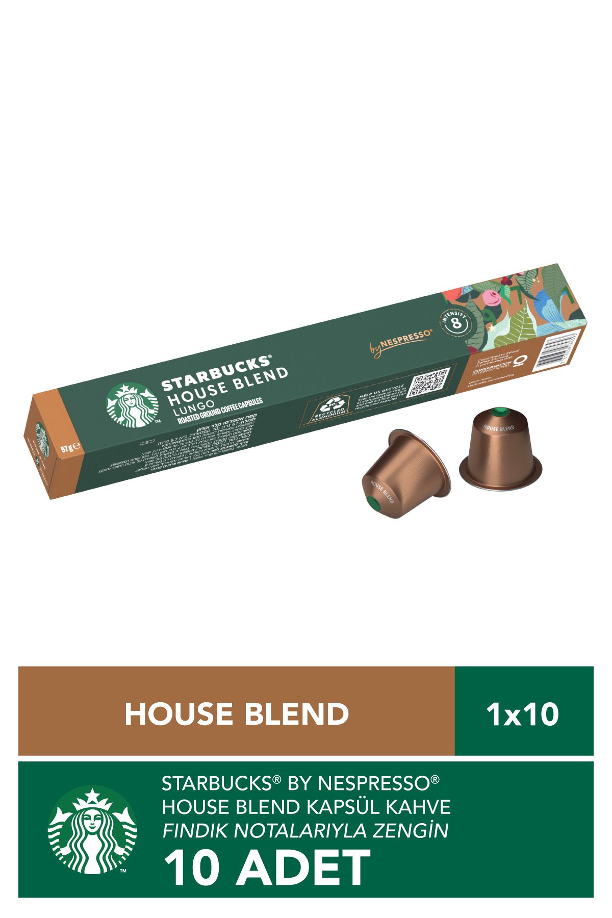 Starbucks House Blend Kapsül Kahve 57 g