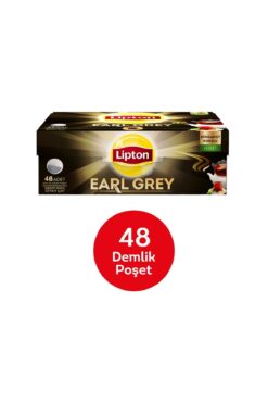 Lipton Early Grey Bergomat Aromalı 48 Adet
