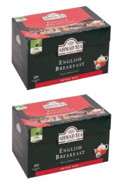 Ahmad Tea English Breakfast Demlik Poşet Çay 100'lü X 2 Adet