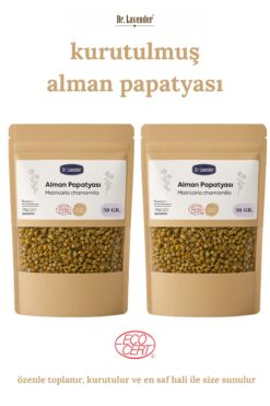 Dr. Lavender Matricaria Chamomilla Alman Papatyası 50 Gr. Kurutulmuş Papatya Çayı 2 Adet