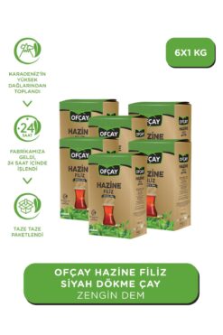Ofçay Hazine Dökme Siyah Çay 1000gr X 6 Adet