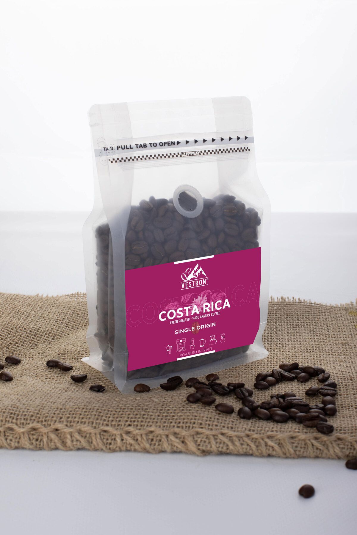 VESTRON Avantaj Paketi 3x250gr Honduras - Kosta Rika - Guatemala Sert Içim Filtre Kahve Seti V33b - Görsel 2