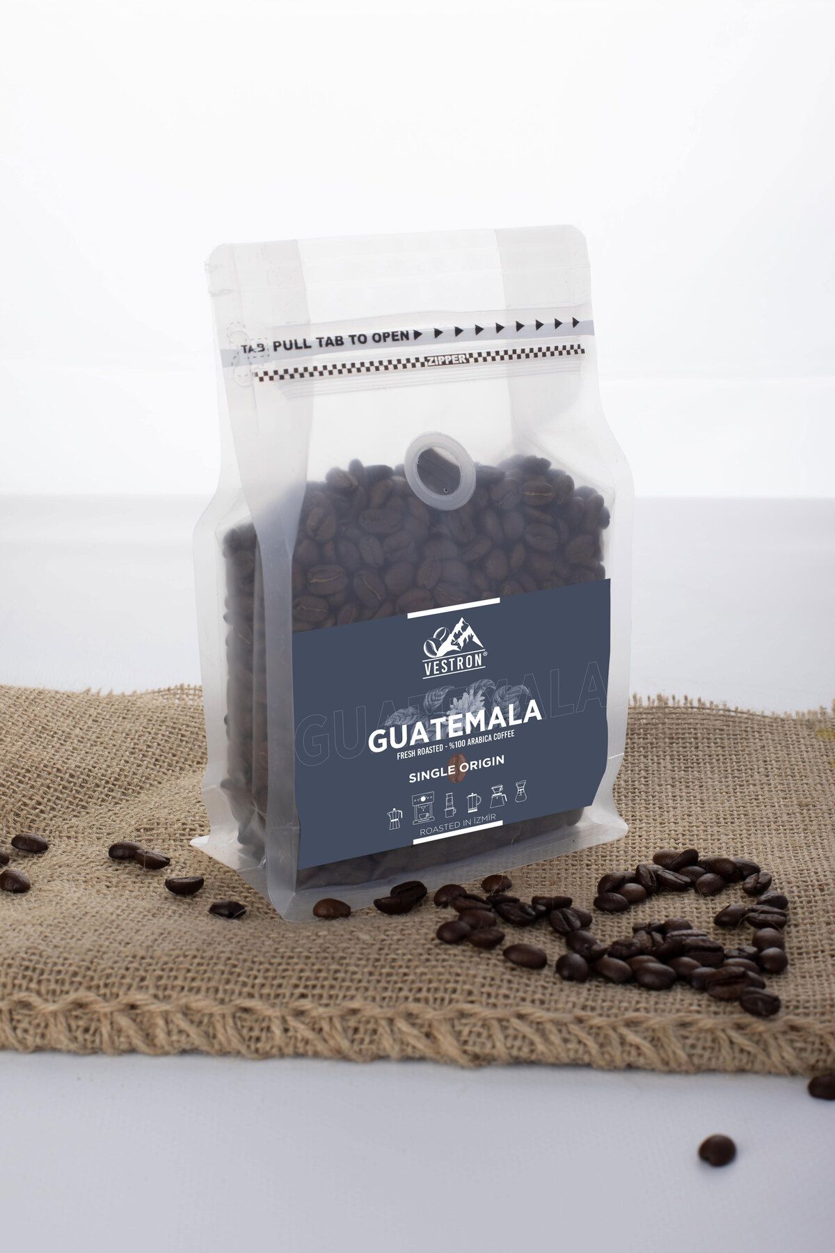 VESTRON Avantaj Paketi 3x250gr Honduras - Kosta Rika - Guatemala Sert Içim Filtre Kahve Seti V33b - Görsel 3