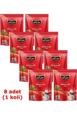 Ofçay Regular Zipper Tea Eko Demlik Poşet Çay 30 Gr 30 Ad - 8 Paketlik Koli