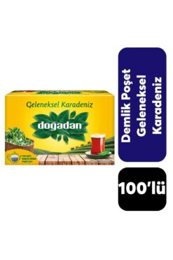 Doğadan 100 Adet Demlik Poşet Çay Geleneksel Karadeniz