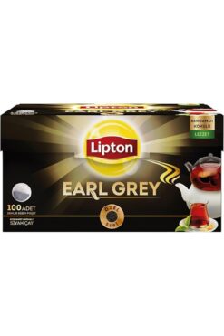 ShopZum Earl Grey Demlik Süzen Poşet Bergamot Aramolı Siyah Çay 100&Apos;Lü Paket