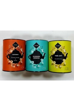 Rioba Rooibos Portakal Kabuğu&Vanilya-Guarana Ginseng-Yeşil Çay 3 Lü Set