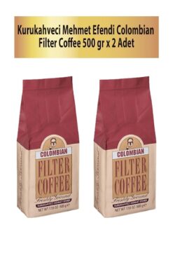 Mehmet Efendi Colombian Filtre Kahve 500gr - Folyo Ambalaj - 2 Adet
