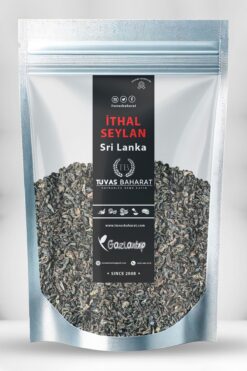 TUVAS BAHARAT İthal Seylan Sri Lanka Çayı - Siyah Yaprak Kaçak Çay 400 Gram