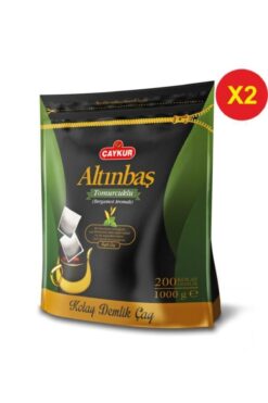 Çaykur Altınbaş Çay Tomurcuklu Demlik Poşet Lezzetli Çay 5 Gram 200'lü 2 Paket =400 Adet