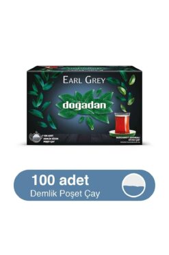 Doğadan Earl Grey 100'lü Demlik Poşet Siyah Çay X 5 Adet