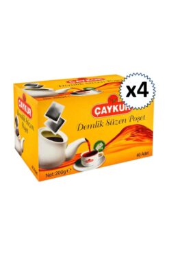Çaykur Demlik Poşet Çay Süzen 40'lı 4 Adet