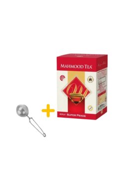 Mahmood Tea Seylan Pekoe Dökme Çay 400 gr Ve Küre Tasarımlı Silver Çay Süzgeci Bundle