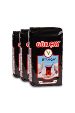 Gök Çay Siyah Dökme 1000 gr 3'lü Siyah Çay
