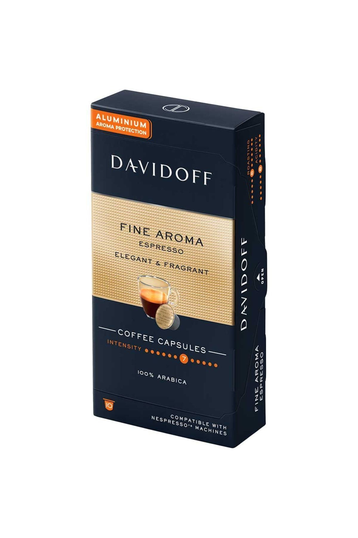 Davidoff Fıne Aroma Espresso Elegant & Fragrant Aluminium Kapsül Kahve 3x10'lu (nespresso Uyumlu) - Görsel 2