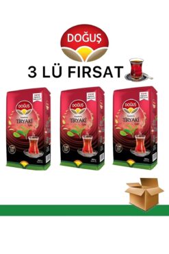 Doğuş Çay Tiryaki 3lü Paket 1000 Gr