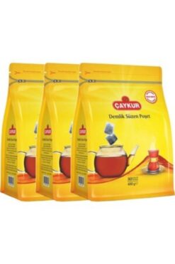 Çaykur Kolay Demlik Süzen Poşet Çay 80'li 400 Gr X 3 Adet