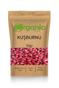 Organic Kiler Kuşburnu Tane 55gr. Elenmiş & Taze Mahsül