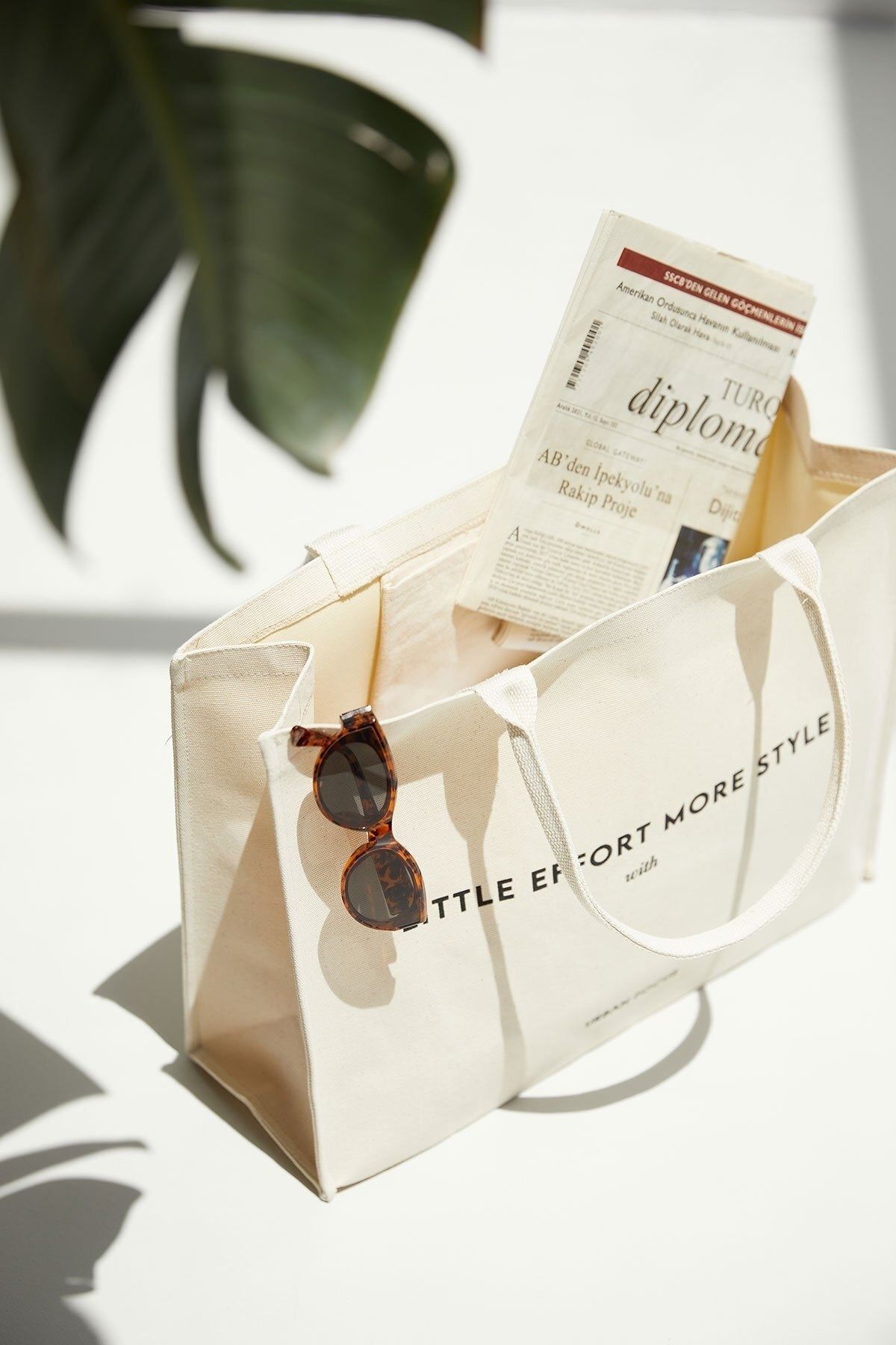 urban focus Baskılı Kanvas Çanta - Görsel 2