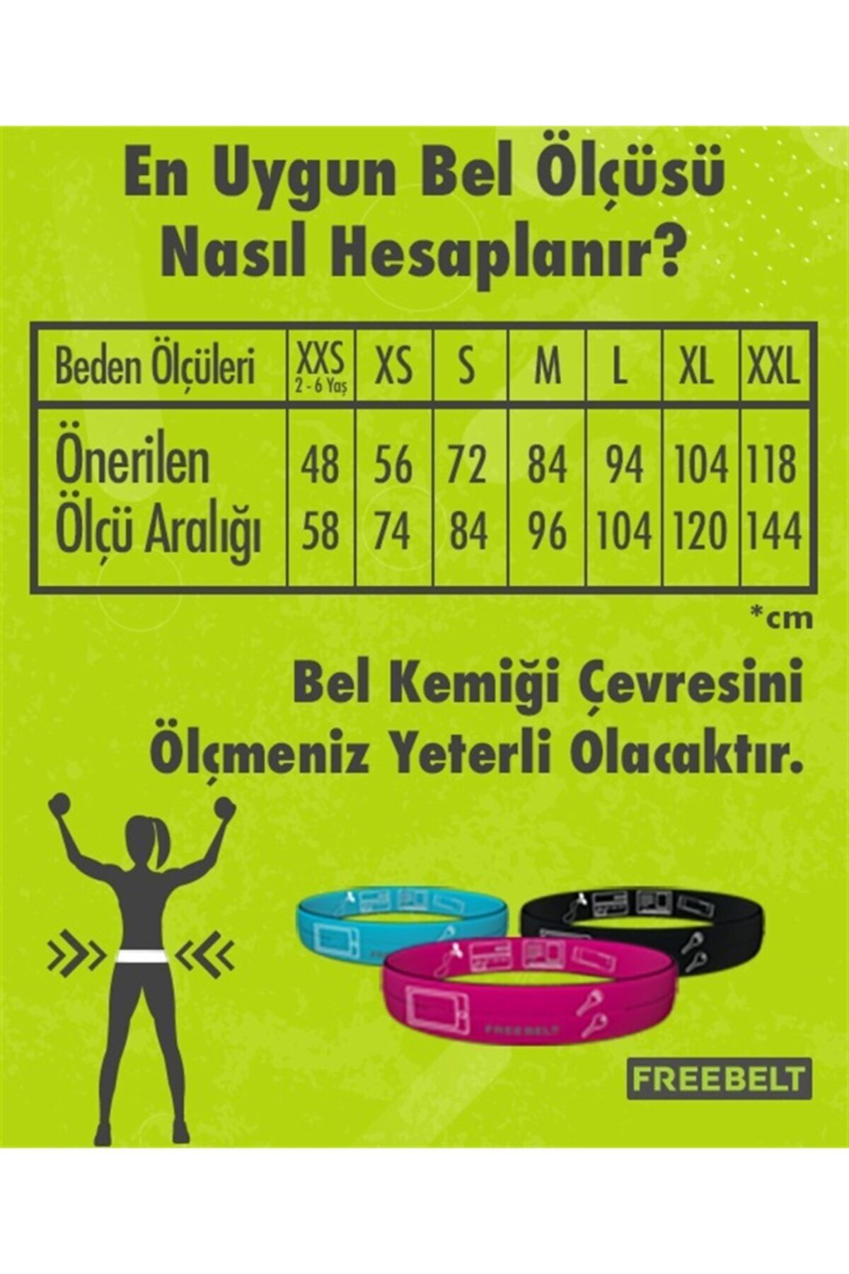 Freebelt Soft Pembe Yeni Nesil Spor Bel Çantası Koşu ve Fitness Kemeri - Görsel 2
