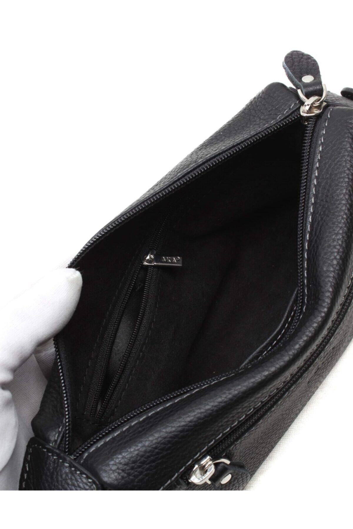 Aka Deri 116 Aka Portföy Çanta Siyah - Görsel 2