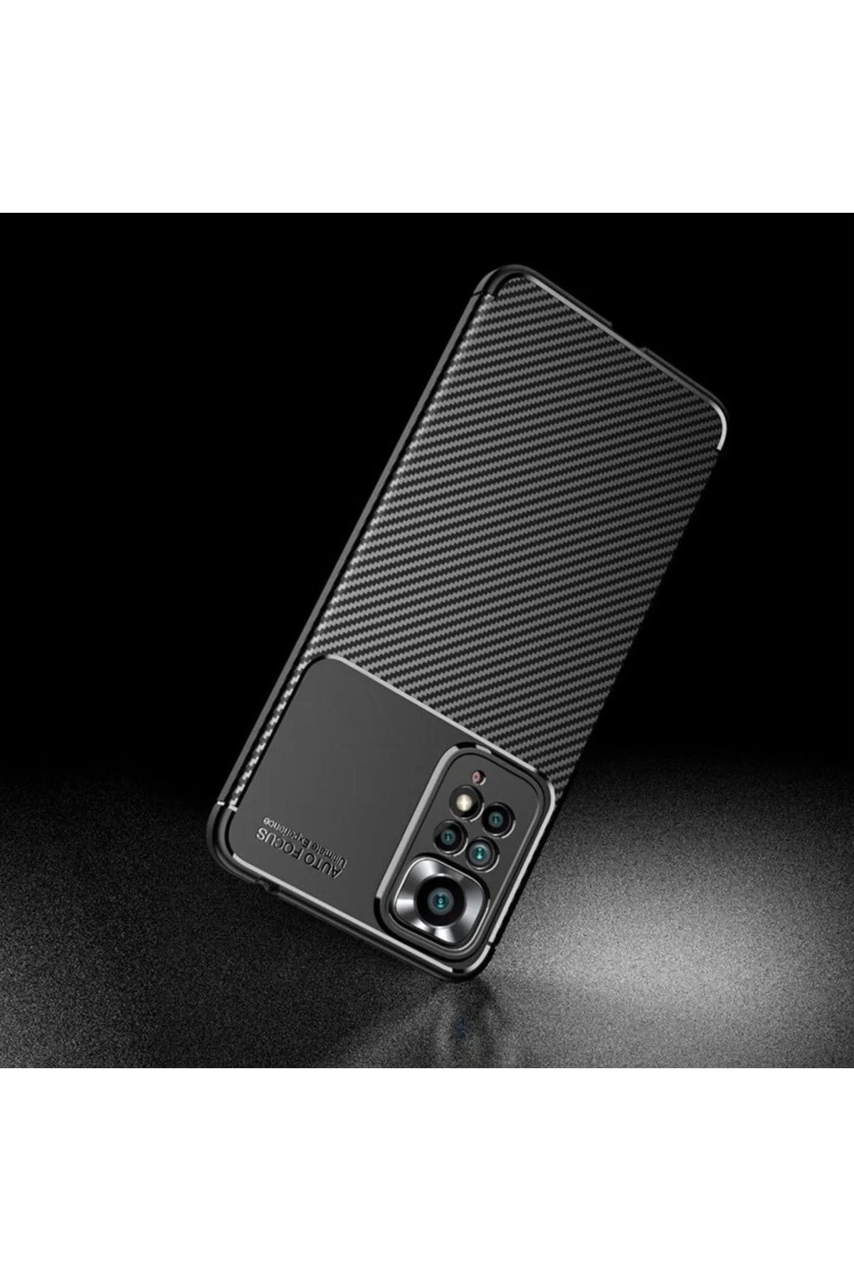 Fibaks Redmi Note 11 Pro & 12 Pro 4g Karbon Desenli Kamera Korumalı Renk Atmaz Silikon Kılıf - Görsel 2