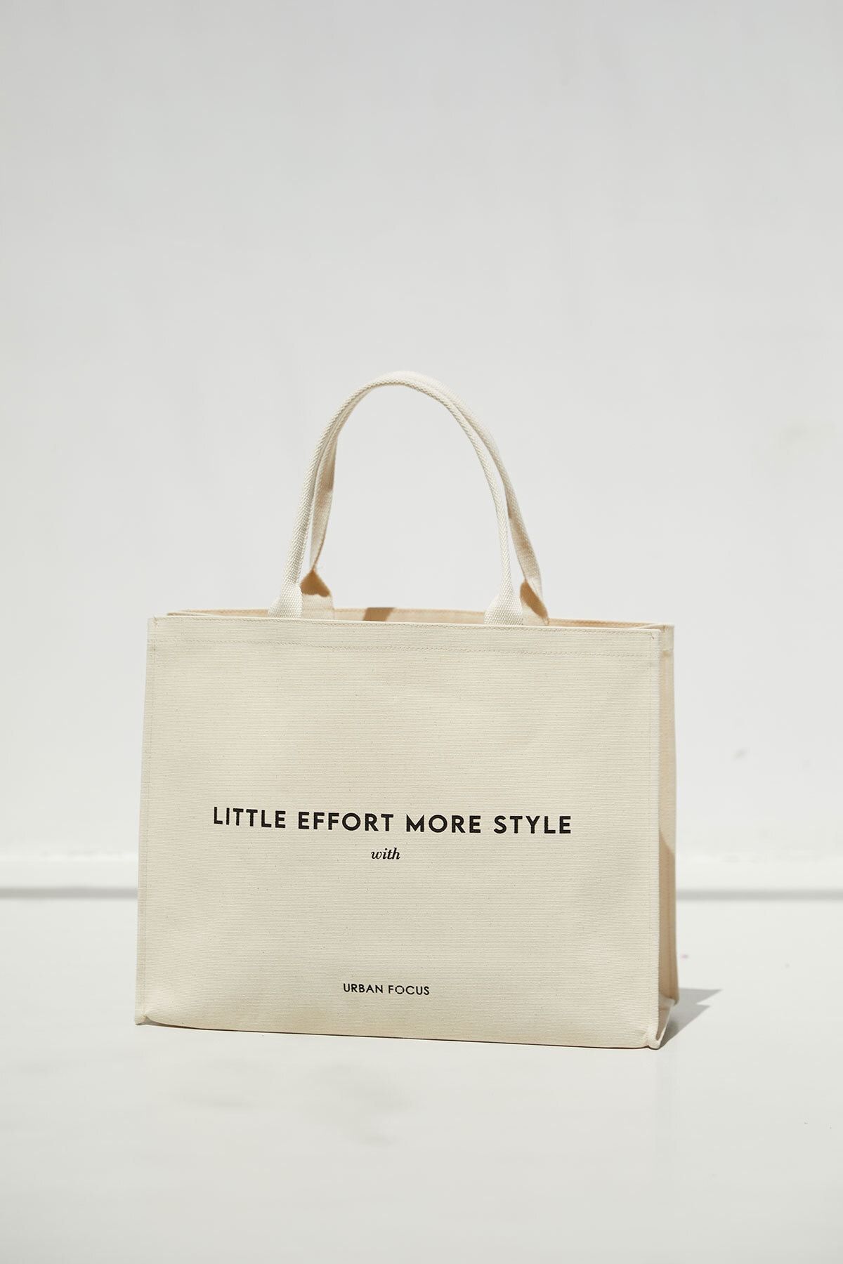 urban focus Baskılı Kanvas Çanta - Görsel 3