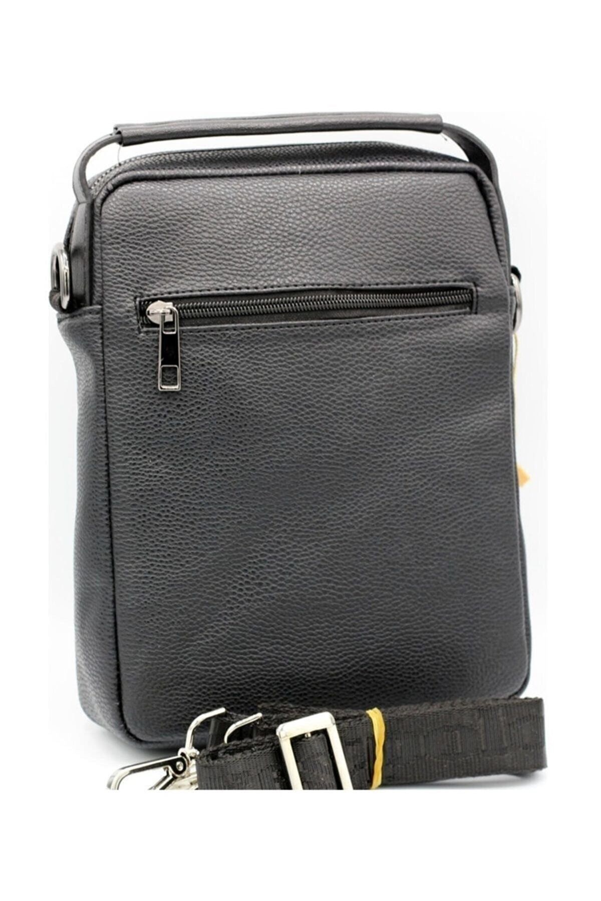 WEST POLO CÜZDAN Erkek Siyah El ve Omuz Askılı Çanta - Görsel 3