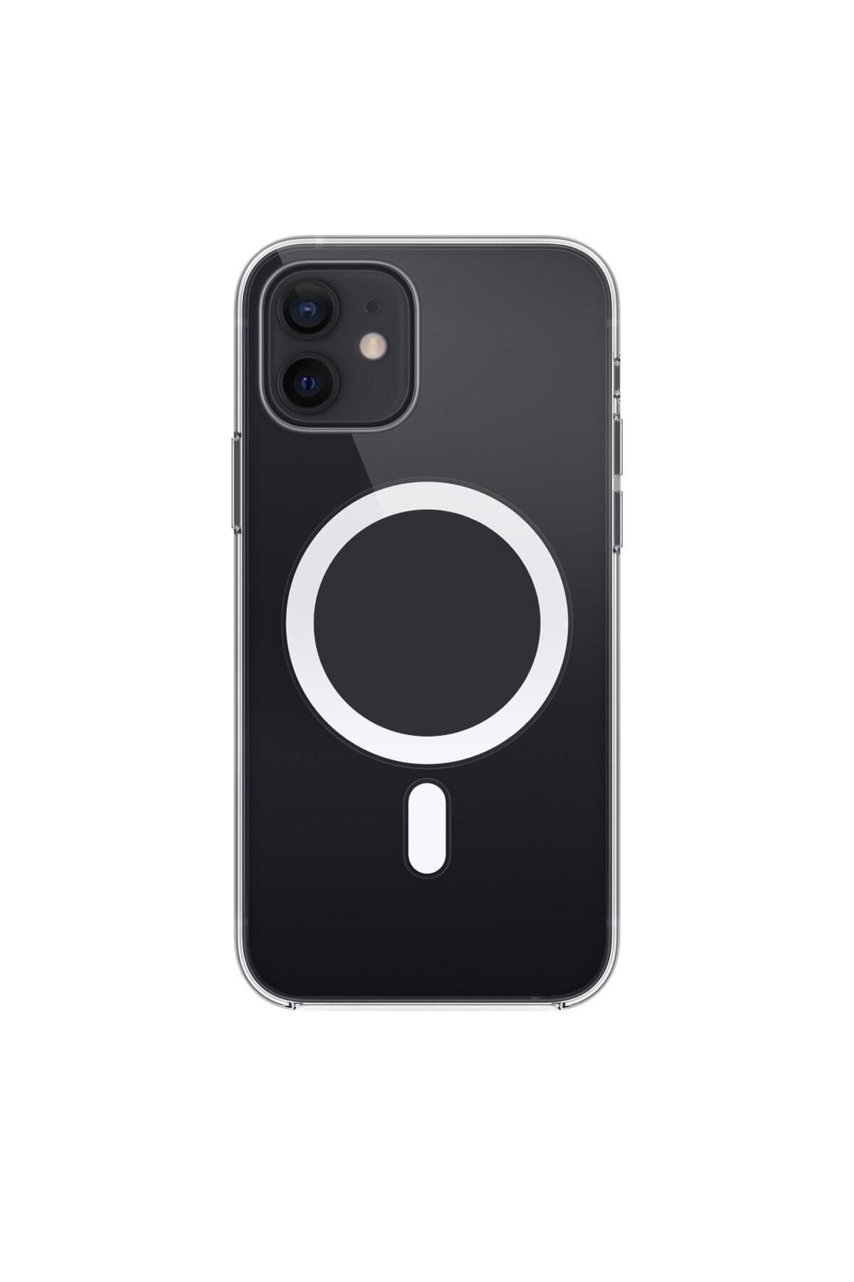 Powerfox Iphone 12 12 Pro Uyumlu Gerçek Magsafe Özellikli Sert Şeffaf Kılıf - Görsel 5