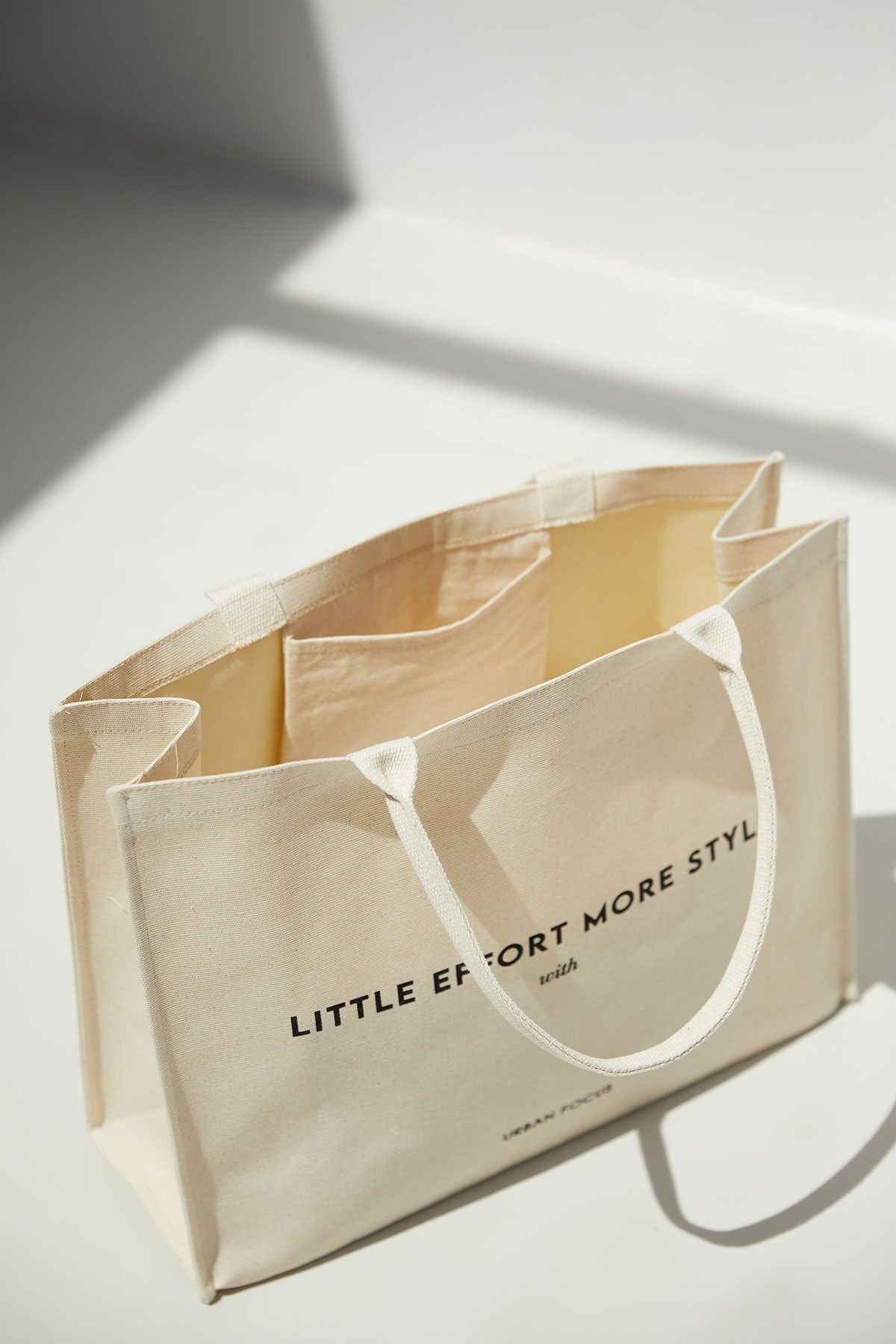 urban focus Baskılı Kanvas Çanta - Görsel 6