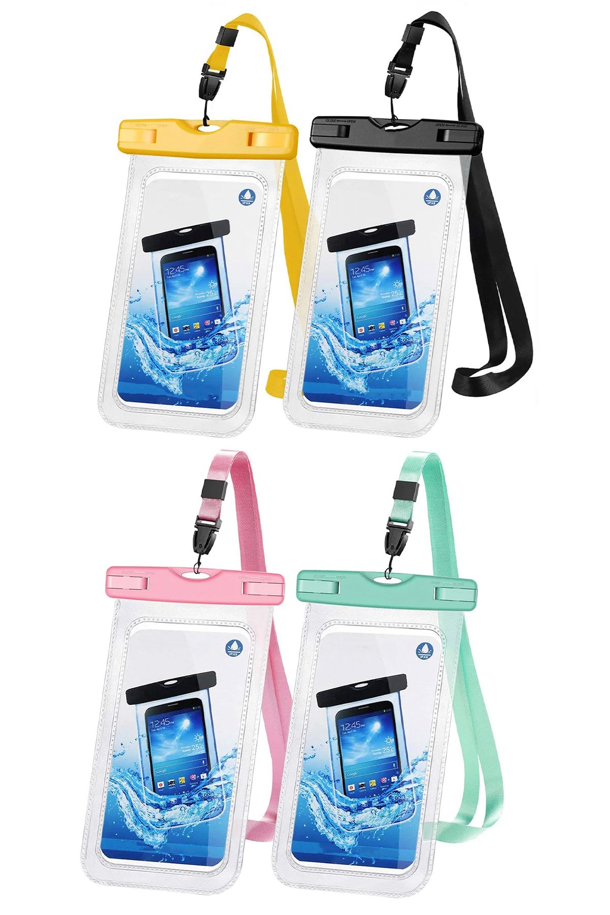 NOYİSKA Su Altı Askılı Cep Telefonu Kılıf Su Geçirmez Telefon Kılıf Toz Kir Önleyici Kılıf - Görsel 6