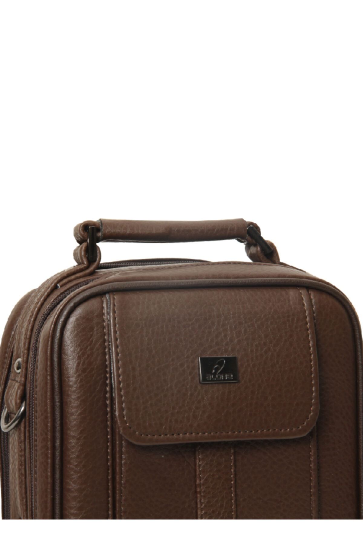 Alone Erkek Çelik Kasalı El Ve Omuz Çantası-kahverengi 3753 - Görsel 7