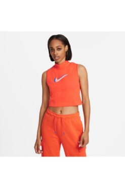 Nike Dm4602-869 Sportswear Mock-neck Kadın T-shirt